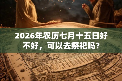 2026年农历七月十五日好不好，可以去祭祀吗？