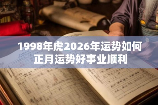 1998年虎2026年运势如何 正月运势好事业顺利