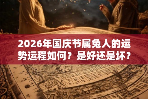 2026年国庆节属兔人的运势运程如何？是好还是坏？