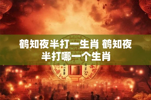 鹤知夜半打一生肖 鹤知夜半打哪一个生肖