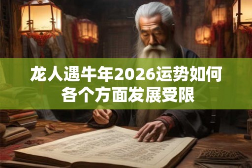 龙人遇牛年2026运势如何 各个方面发展受限 龙人遇牛年2026运势如何 各个方面发展受限