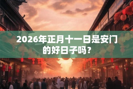 2026年正月十一日是安门的好日子吗? 2026年正月十一日是安门的好日子吗?