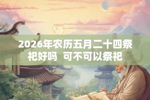 2026年农历五月二十四祭祀好吗  可不可以祭祀