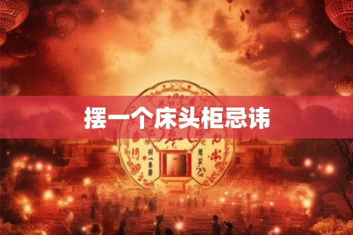 摆一个床头柜忌讳 摆一个床头柜忌讳
