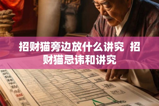 招财猫旁边放什么讲究  招财猫忌讳和讲究