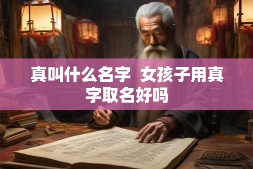 真叫什么名字  女孩子用真字取名好吗