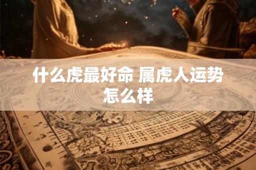 什么虎最好命 属虎人运势怎么样