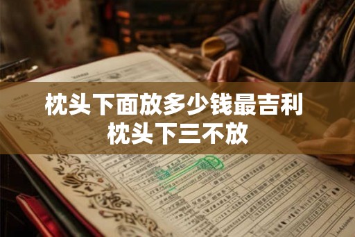 枕头下面放多少钱最吉利 枕头下三不放 枕头下面放多少钱最吉利 枕头下三不放