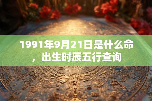 1991年9月21日是什么命，出生时辰五行查询