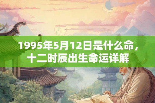 1995年5月12日是什么命,十二时辰出生命运详解 1995年5月12日是什么命,十二时辰出生命运详解
