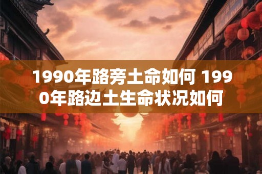 1990年路旁土命如何 1990年路边土生命状况如何 1990年路旁土命如何 1990年路边土生命状况如何