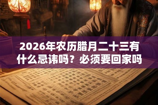 2026年农历腊月二十三有什么忌讳吗?必须要回家吗? 2026年农历腊月二十三有什么忌讳吗?必须要回家吗?