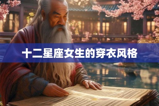 十二星座女生的穿衣风格