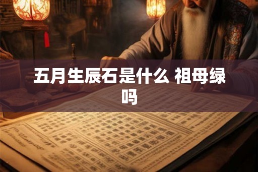 五月生辰石是什么 祖母绿吗