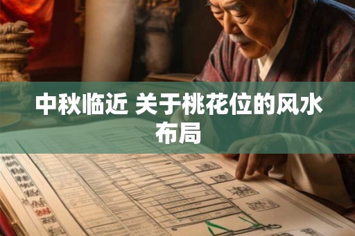中秋临近 关于桃花位的风水布局