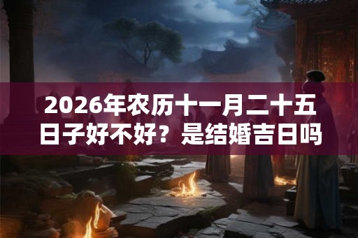 2026年农历十一月二十五日子好不好？是结婚吉日吗？