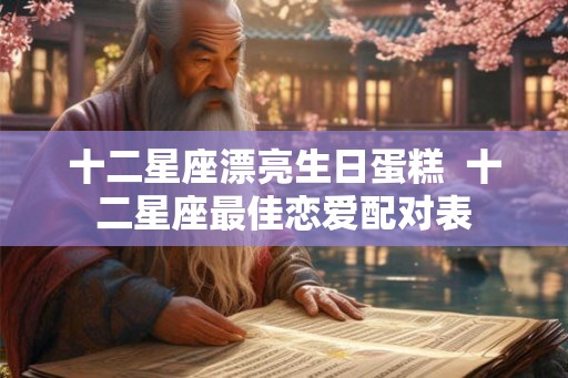 十二星座漂亮生日蛋糕  十二星座最佳恋爱配对表