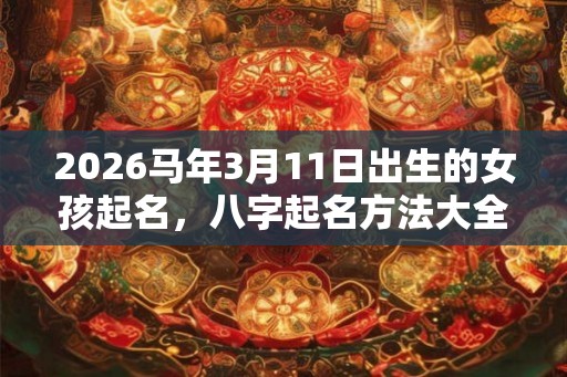 2026马年3月11日出生的女孩起名，八字起名方法大全