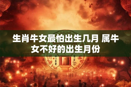 生肖牛女最怕出生几月 属牛女不好的出生月份