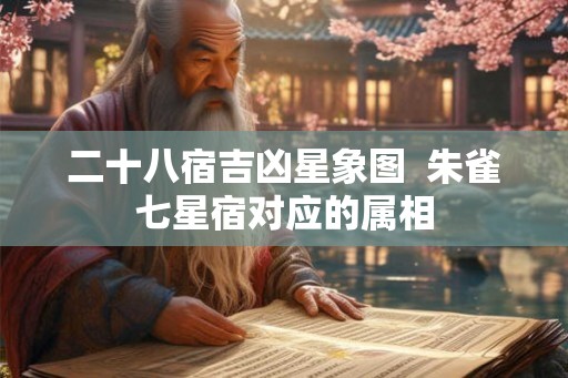 二十八宿吉凶星象图  朱雀七星宿对应的属相
