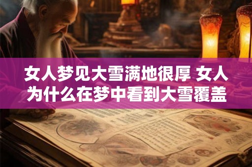 女人梦见大雪满地很厚 女人为什么在梦中看到大雪覆盖大地