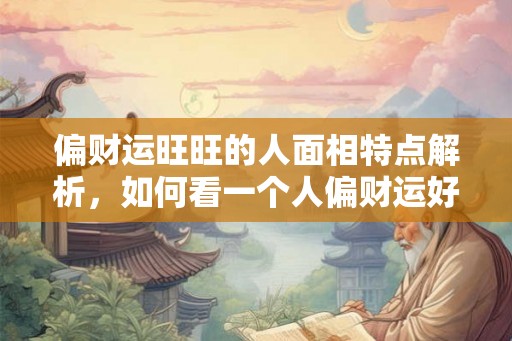 偏财运旺旺的人面相特点解析，如何看一个人偏财运好坏？