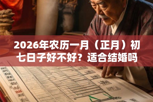 2026年农历一月（正月）初七日子好不好？适合结婚吗？