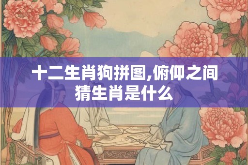 十二生肖狗拼图,俯仰之间猜生肖是什么