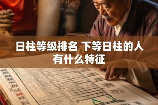 日柱等级排名 下等日柱的人有什么特征