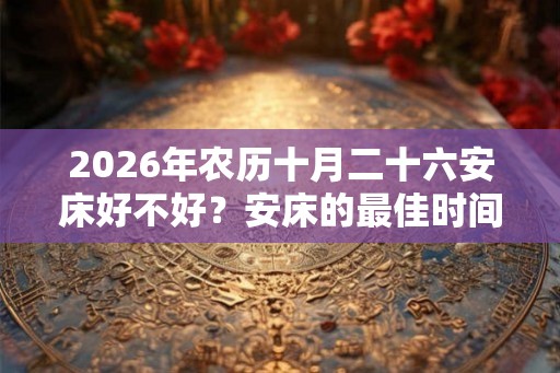 2026年农历十月二十六安床好不好？安床的最佳时间？