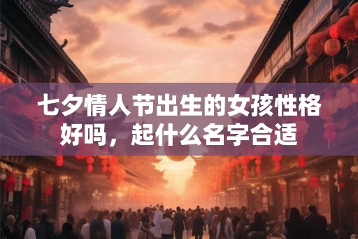 七夕情人节出生的女孩性格好吗，起什么名字合适
