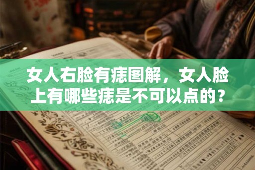 女人右脸有痣图解，女人脸上有哪些痣是不可以点的？