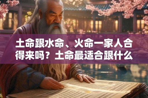土命跟水命、火命一家人合得来吗？土命最适合跟什么命一起？