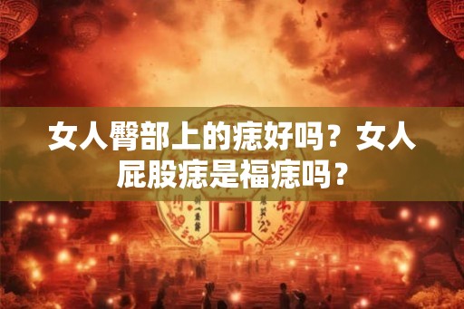 女人臀部上的痣好吗？女人屁股痣是福痣吗？