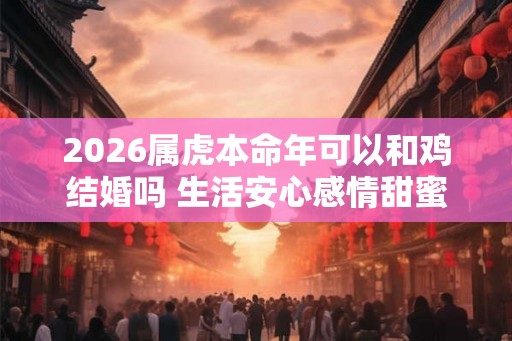 2026属虎本命年可以和鸡结婚吗 生活安心感情甜蜜