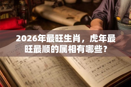 2026年最旺生肖，虎年最旺最顺的属相有哪些？