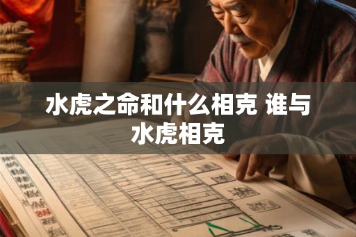 水虎之命和什么相克 谁与水虎相克