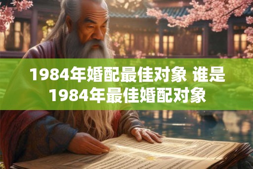1984年婚配最佳对象 谁是1984年最佳婚配对象 1984年婚配最佳对象 谁是1984年最佳婚配对象