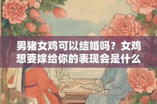 男猪女鸡可以结婚吗？女鸡想要嫁给你的表现会是什么？