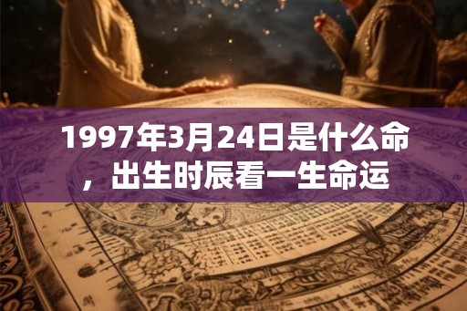 1997年3月24日是什么命，出生时辰看一生命运