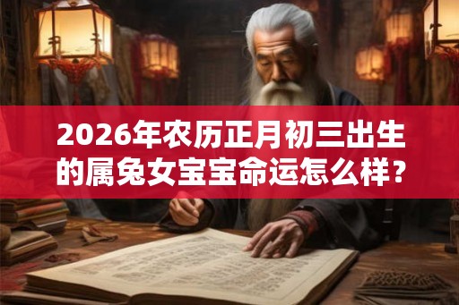 2026年农历正月初三出生的属兔女宝宝命运怎么样？