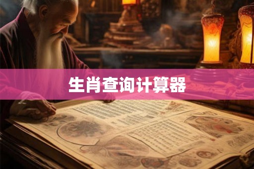 生肖查询计算器