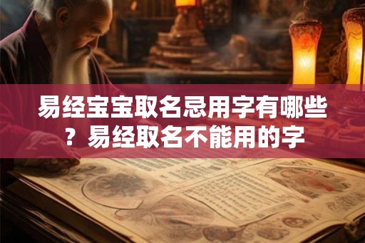 易经宝宝取名忌用字有哪些?易经取名不能用的字 易经宝宝取名忌用字有哪些?易经取名不能用的字