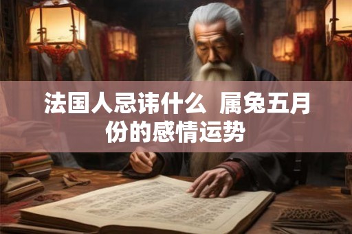 法国人忌讳什么  属兔五月份的感情运势