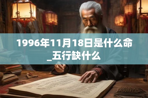 1996年11月18日是什么命_五行缺什么