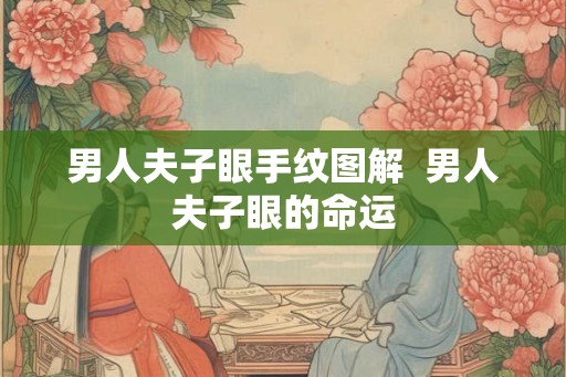 男人夫子眼手纹图解  男人夫子眼的命运