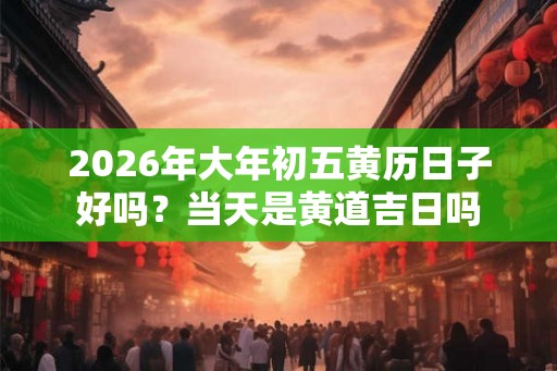2026年大年初五黄历日子好吗?当天是黄道吉日吗 2026年大年初五黄历日子好吗?当天是黄道吉日吗
