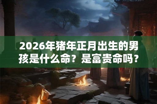 2026年猪年正月出生的男孩是什么命？是富贵命吗？