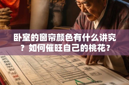 卧室的窗帘颜色有什么讲究？如何催旺自己的桃花？