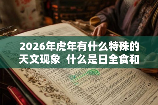 2026年虎年有什么特殊的天文现象  什么是日全食和月全食